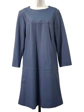 Algo Blue Leather Dress Size 10